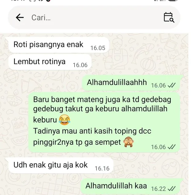 Testimoni pelanggan Duha Kitchen: Rotinya lembut